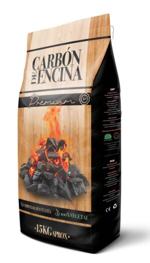 Saco Carbón Encina 15Kg